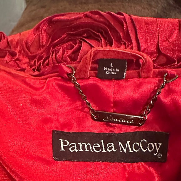Pamela McCoy Couture beautiful suede jacket. - Picture 6 of 11